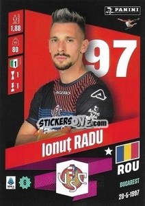 Figurina Ionuț Radu - Calciatori 2022-2023 - Panini