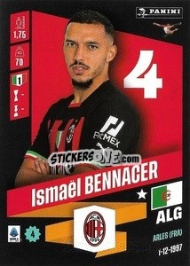 Sticker Ismaël Bennacer - Calciatori 2022-2023 - Panini