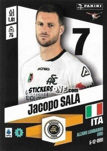 Figurina Jacopo Sala - Calciatori 2022-2023 - Panini
