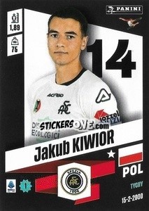 Figurina Jakub Kiwior - Calciatori 2022-2023 - Panini