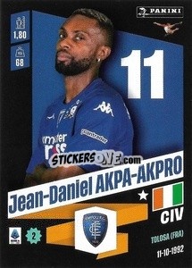 Figurina Jean-Daniel Akpa-Akpro - Calciatori 2022-2023 - Panini