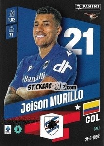 Figurina Jeison Murillo - Calciatori 2022-2023 - Panini