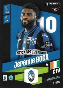 Sticker Jérémie Boga - Calciatori 2022-2023 - Panini