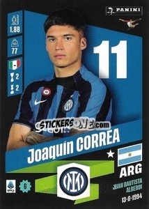 Figurina Joaquín Correa - Calciatori 2022-2023 - Panini