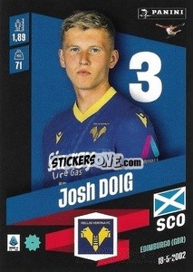Sticker Josh Doig - Calciatori 2022-2023 - Panini