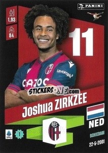 Sticker Joshua Zirkzee - Calciatori 2022-2023 n. 52 - Panini