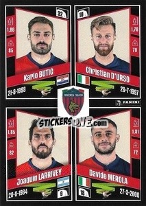 Sticker Karlo Butić / Christian D'Urso / Joaquín Larrivey / Davide Merola