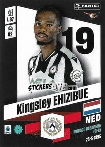 Sticker Kingsley Ehizibue - Calciatori 2022-2023 - Panini