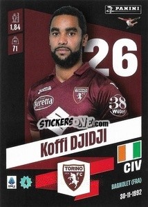 Figurina Koffi Djidji - Calciatori 2022-2023 - Panini