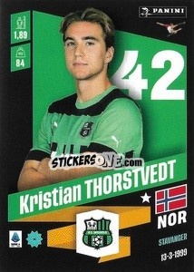 Sticker Kristian Thorstvedt - Calciatori 2022-2023 - Panini