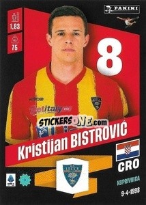 Cromo Kristijan Bistrović - Calciatori 2022-2023 - Panini