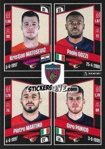 Sticker Kristjan Matoševic / Paolo Gozzi / Pietro Martino / Ciro Panico