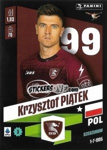 Figurina Krzysztof Piątek - Calciatori 2022-2023 - Panini