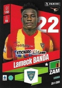 Cromo Lameck Banda - Calciatori 2022-2023 - Panini