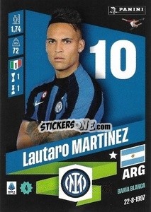 Sticker Lautaro Martínez - Calciatori 2022-2023 n. 187 - Panini
