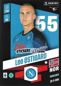 Figurina Leo Østigård - Calciatori 2022-2023 - Panini