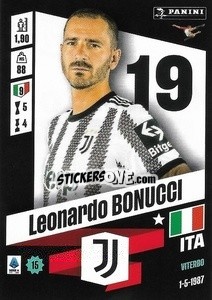 Sticker Leonardo Bonucci - Calciatori 2022-2023 n. 200 - Panini