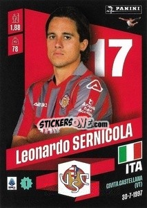 Cromo Leonardo Sernicola - Calciatori 2022-2023 - Panini