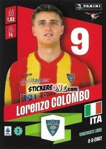 Cromo Lorenzo Colombo - Calciatori 2022-2023 - Panini