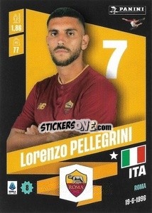 Figurina Lorenzo Pellegrini - Calciatori 2022-2023 - Panini