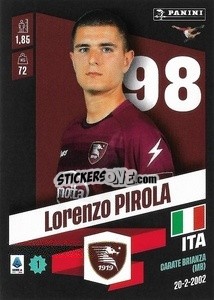 Sticker Lorenzo Pirola - Calciatori 2022-2023 - Panini