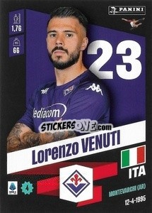 Sticker Lorenzo Venuti - Calciatori 2022-2023 - Panini