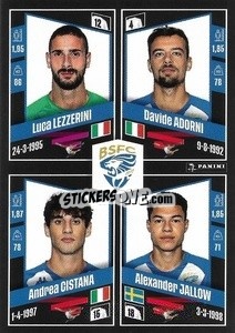 Cromo Luca Lezzerini / Davide Adorni / Andrea Cistana / Alexander Jallow - Calciatori 2022-2023 - Panini