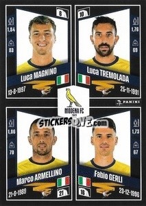 Sticker Luca Magnino / Luca Tremolada / Marco Armellino / Fabio Gerli - Calciatori 2022-2023 - Panini