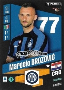 Sticker Marcelo Brozović - Calciatori 2022-2023 n. 184 - Panini
