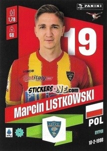 Sticker Marcin Listkowski - Calciatori 2022-2023 - Panini