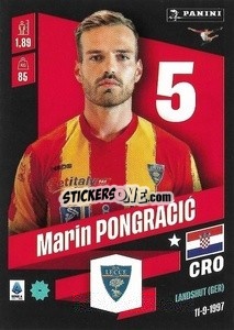 Cromo Marin Pongračić - Calciatori 2022-2023 - Panini