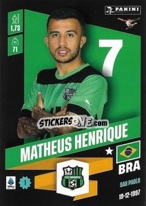 Cromo Matheus Henrique - Calciatori 2022-2023 - Panini