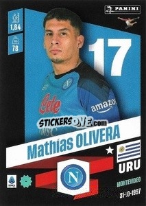 Cromo Mathías Olivera - Calciatori 2022-2023 - Panini