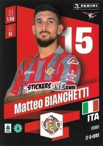 Cromo Matteo Bianchetti - Calciatori 2022-2023 - Panini