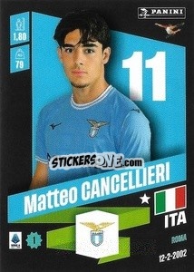 Sticker Matteo Cancellieri - Calciatori 2022-2023 - Panini