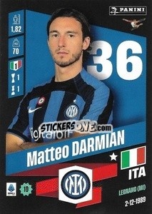 Cromo Matteo Darmian - Calciatori 2022-2023 - Panini