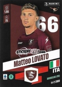 Cromo Matteo Lovato - Calciatori 2022-2023 - Panini