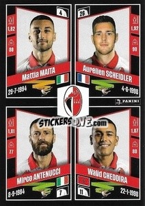 Sticker Mattia Maita / Aurélien Scheidler / Mirco Antenucci / Walid Cheddira - Calciatori 2022-2023 - Panini
