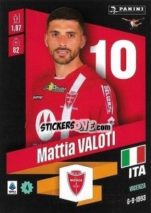 Figurina Mattia Valoti - Calciatori 2022-2023 - Panini