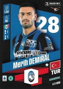 Figurina Merih Demiral - Calciatori 2022-2023 - Panini