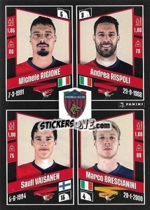 Figurina Michele Rigione / Andrea Rispoli / Sauli Väisänen / Marco Brescianini - Calciatori 2022-2023 - Panini