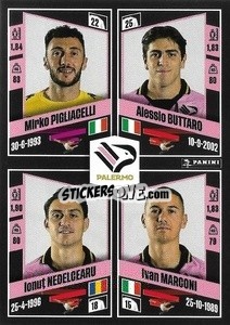 Sticker Mirko Pigliacelli / Alessio Buttaro / Ionuț Nedelcearu / Ivan Marconi