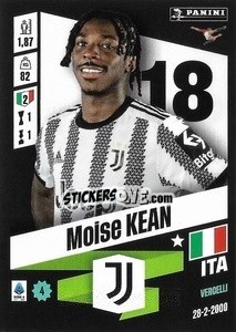 Sticker Moise Kean - Calciatori 2022-2023 - Panini