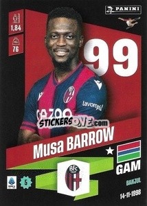 Cromo Musa Barrow - Calciatori 2022-2023 - Panini
