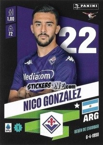 Sticker Nico González - Calciatori 2022-2023 - Panini