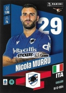 Figurina Nicola Murru - Calciatori 2022-2023 - Panini