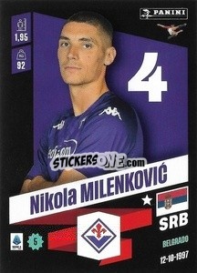 Sticker Nikola Milenković - Calciatori 2022-2023 - Panini