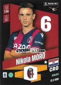 Sticker Nikola Moro - Calciatori 2022-2023 - Panini