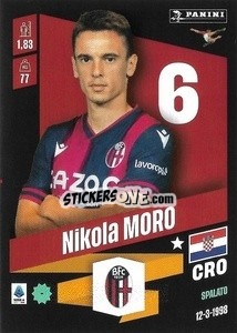 Figurina Nikola Moro - Calciatori 2022-2023 - Panini