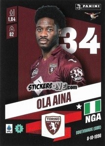 Figurina Ola Aina - Calciatori 2022-2023 - Panini